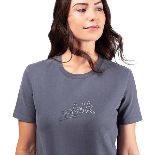 Zhik Womens Logo Cotton Tee TEE-0733-W-NVY - Navy